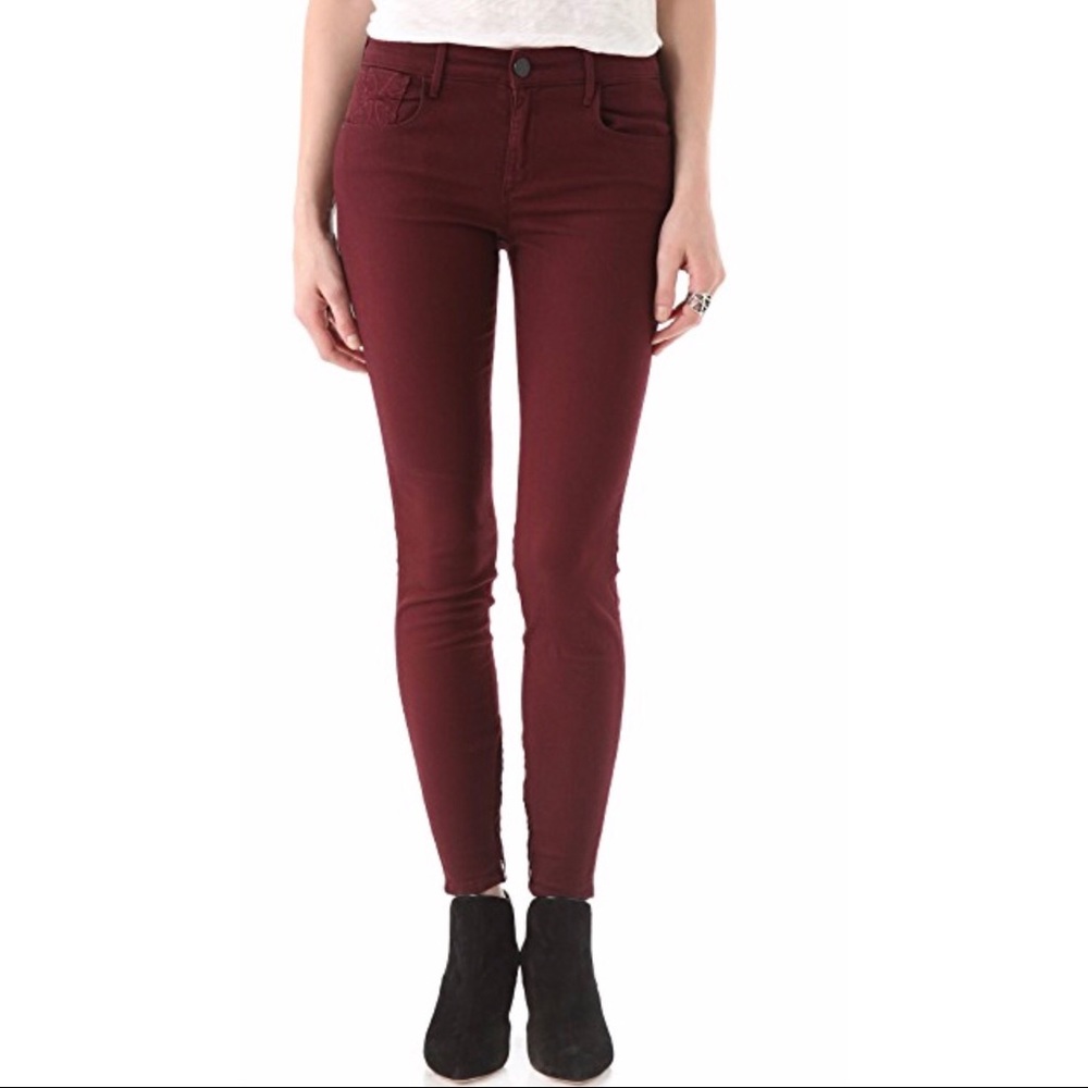 Habitual Almas Faux Leather High Rise Skinny Jean